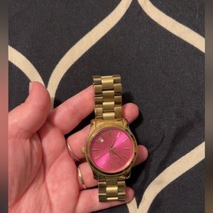 Michael kors pink watch face